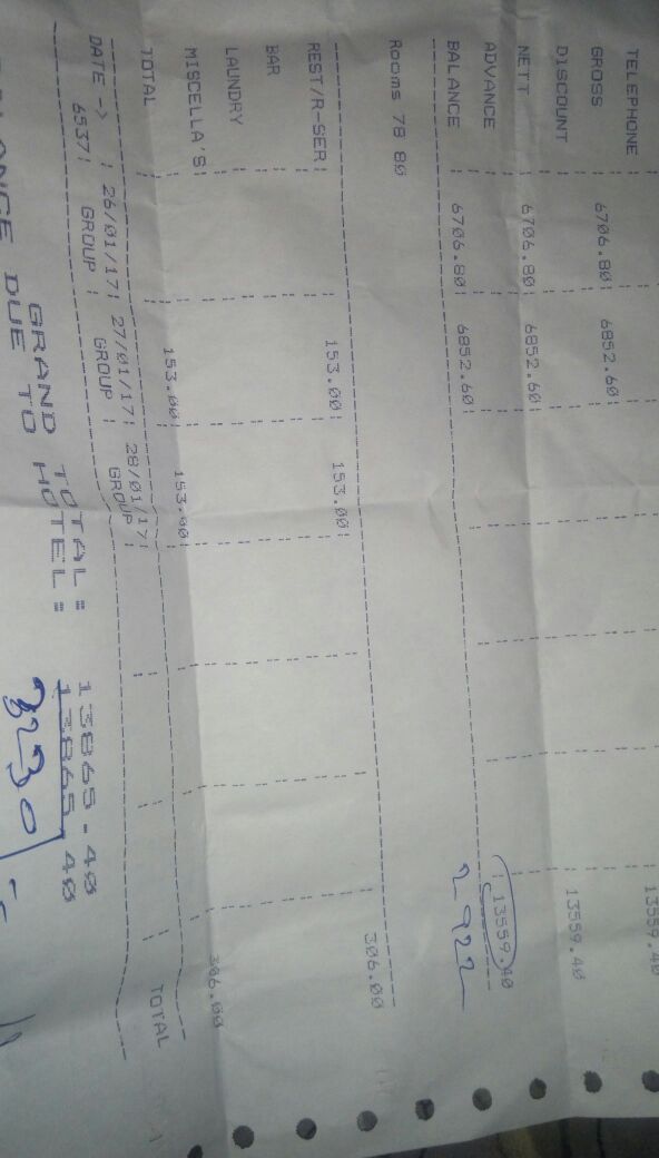 CAPoddar's tweet photo. Was cheated by rs. 4000 on booking rooms through @goibibo. Hotel said contact goibibo for higher tariff charged on booking by @goibibo https://t.co/cNC8SfMaq5