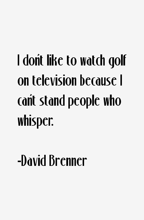 Happy birthday to the late David Brenner!  