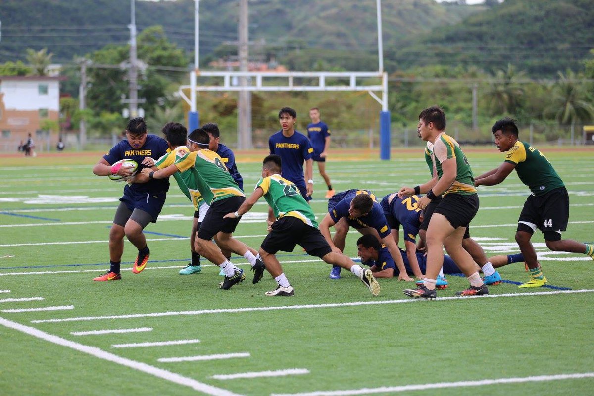 ermalol's tweet photo. Great job to the boys rugby team today! 💛💙 You'll get them next time. 💪🏽🏉 #GuamHighSchool https://t.co/uJfU9Nzipg