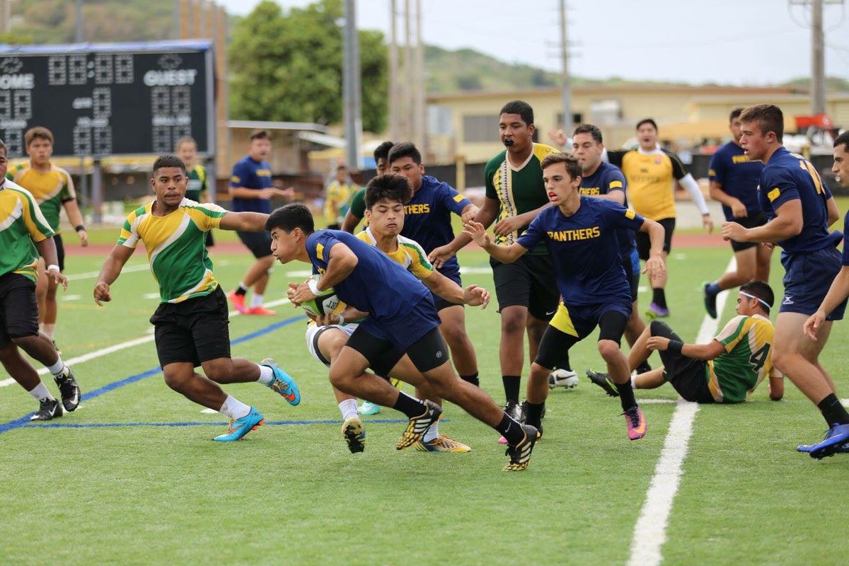 ermalol's tweet photo. Great job to the boys rugby team today! 💛💙 You'll get them next time. 💪🏽🏉 #GuamHighSchool https://t.co/uJfU9Nzipg