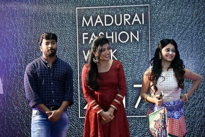 MaduraiKali's tweet photo. #First_time in #Madurai #Fashion_week #Today ❤❤❤✌

#Adhe_kangal_Team.@KalaiActor @jan_iyer @SshivadaOffcl https://t.co/AOKXrIvTPI