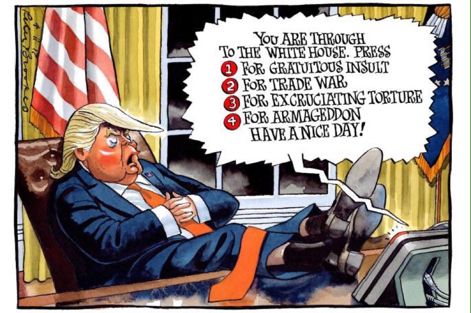 Image result for trump diplomacy cartoon