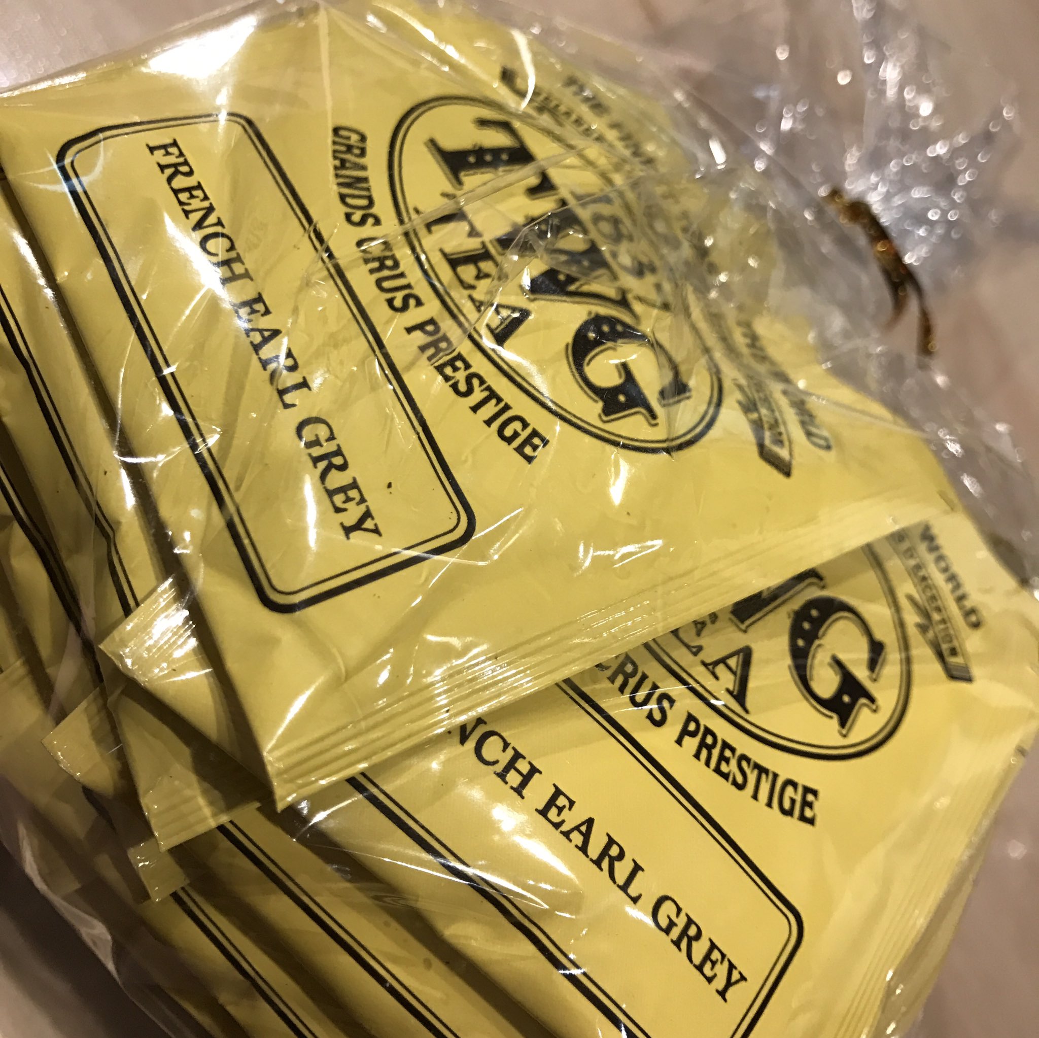 あみ コストコでtwgのティーバッグパック1000円弱で売ってた 大好きなフレンチアールグレイ 美味しい