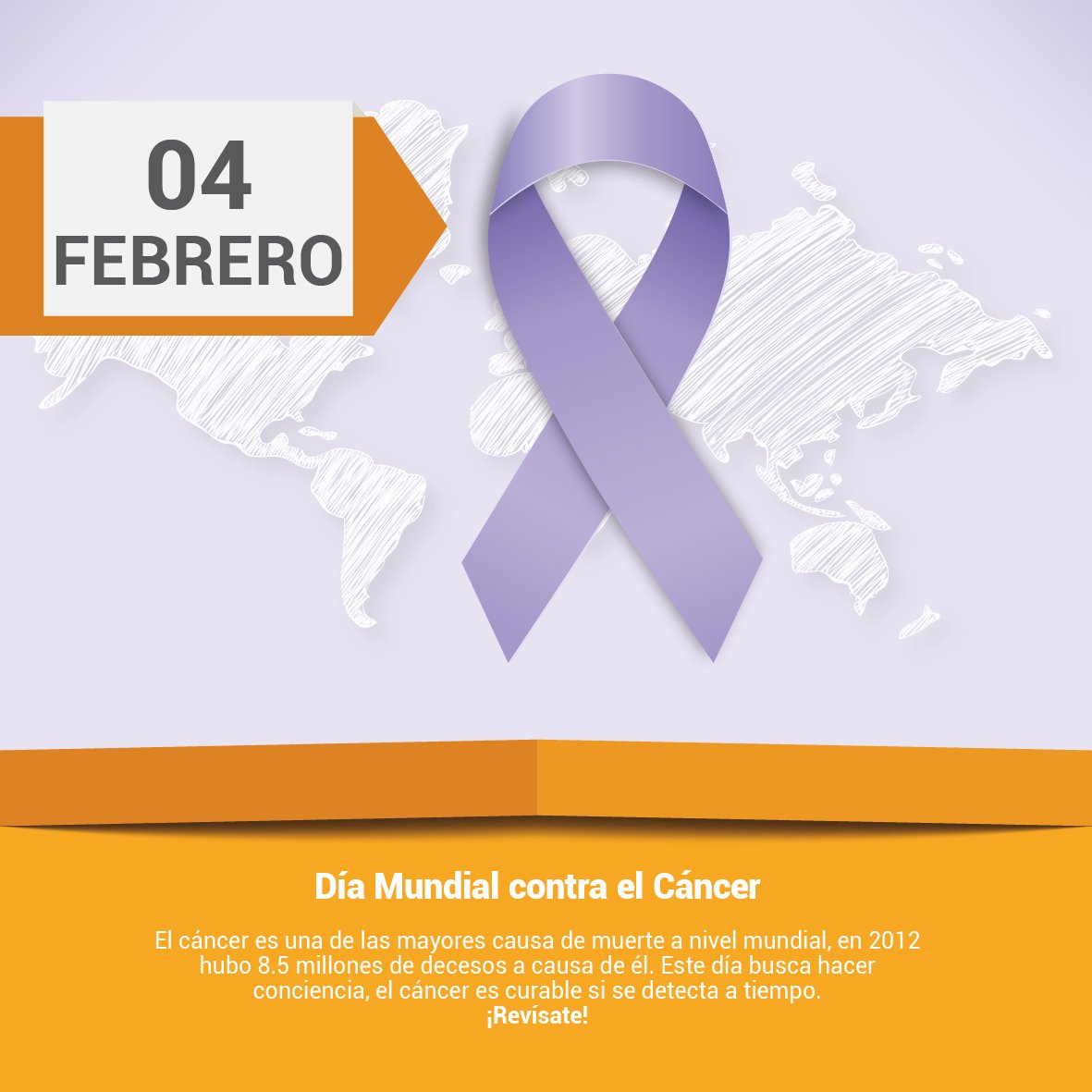 Hoy conmemoramos el #DíaMundialContraElCáncer.