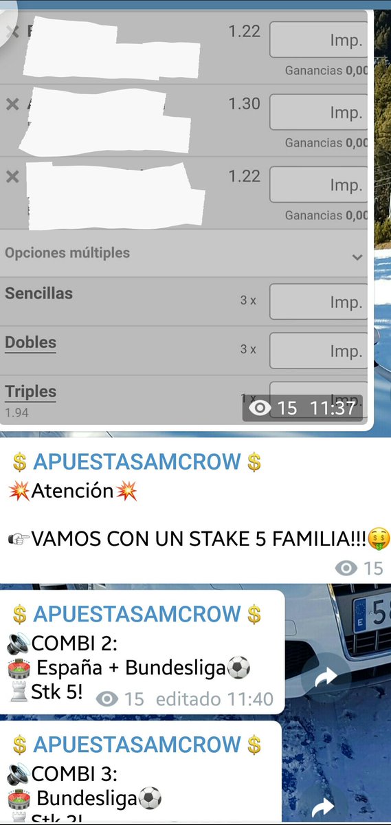 APUESTASAMCROW's tweet photo. 💥Atención💥
☞EN EL GRUPO VAMOS CON UN STAKE 5 FAMILIA!🤑
Únete al grupo y sigue los free picks que llevamos para hoy!☞https://t.co/4yXompJzD8 https://t.co/EOSSZ6ZMVu
