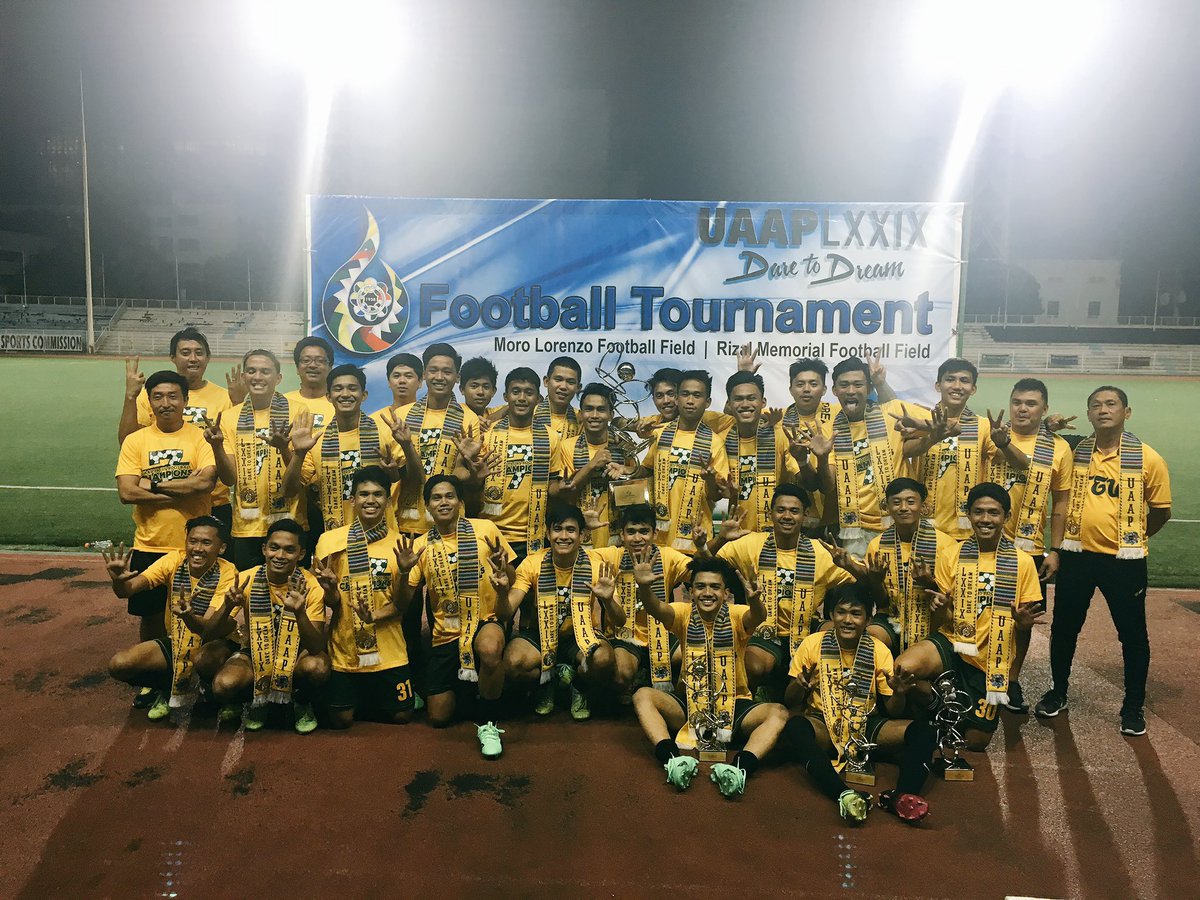 FEUathletics's tweet image. UAAP Season 79 High School Football Champs #BeBrave #7peat