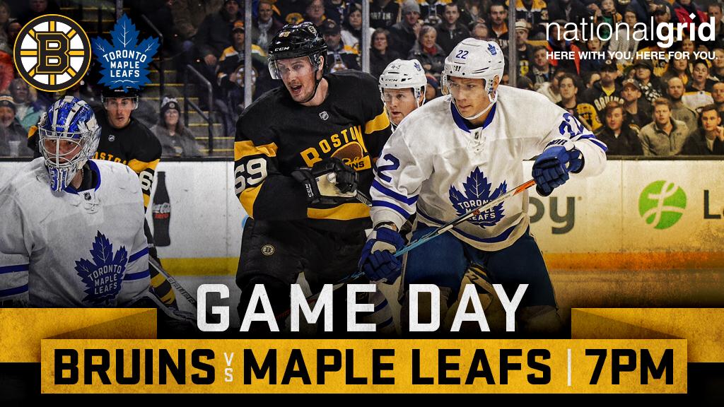 NHLBruins's tweet photo. Game day! The B's are at home to face the Maple Leafs at 7PM ET. Preview the game: https://t.co/sH3W4f4kXU

📺 @NESN
📻 @985thesportshub https://t.co/4qKmJc4cpI