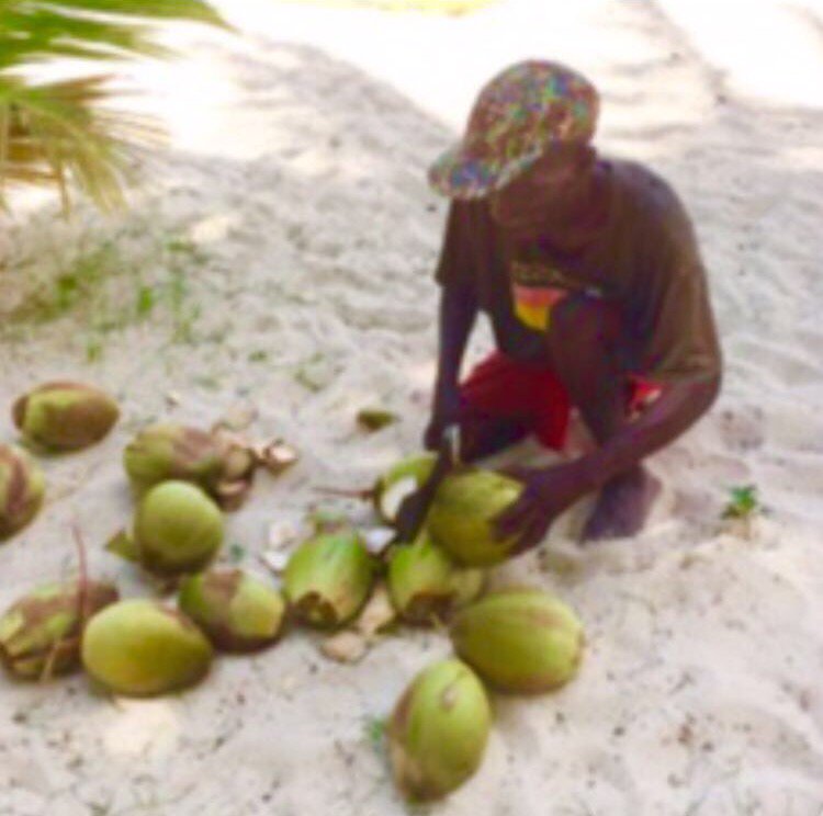 Enjoy the simple pleasures in life. Nuts for #Coconuts!😉 #coconutwater as fresh as it gets! 😋