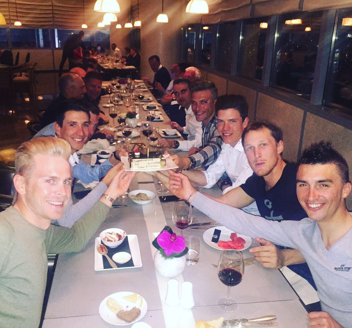 soudalquickstep's tweet photo. Enjoy, guys! You deserve it! #FantasticTeam #MemorableWeek https://t.co/mWOocur9GB