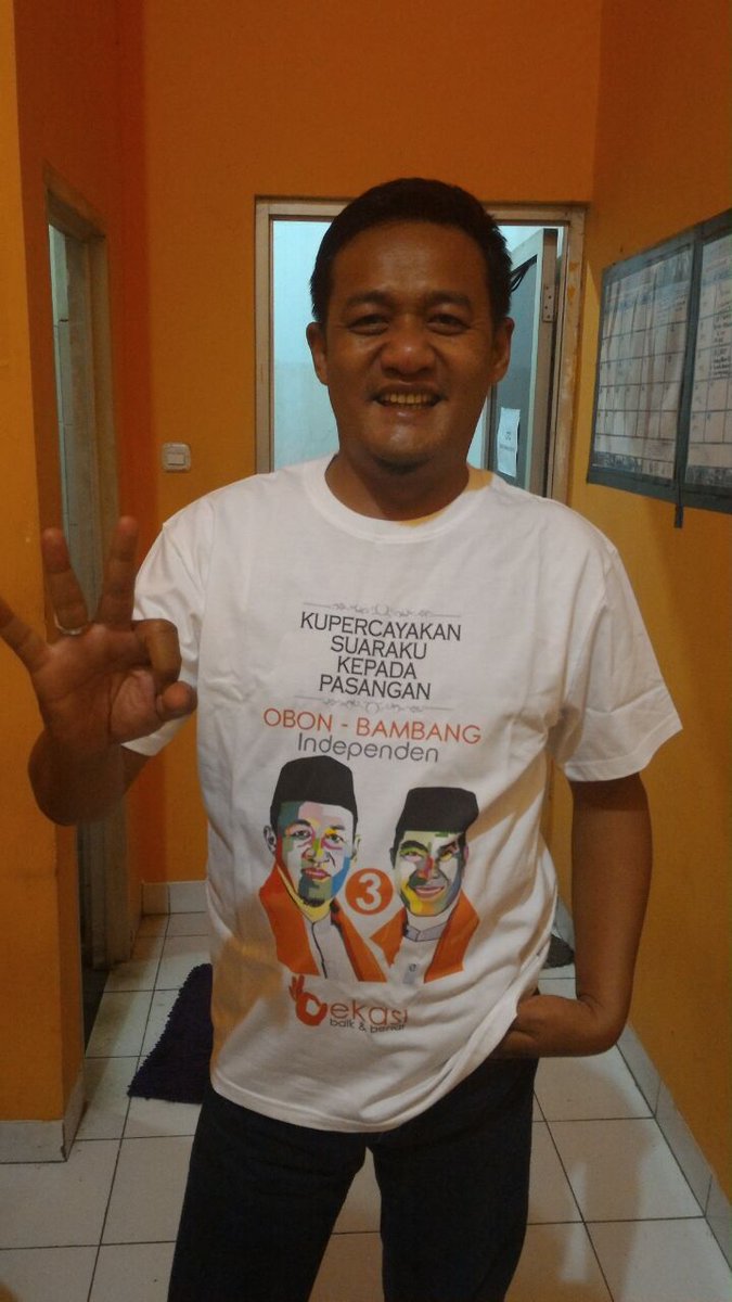 mikoyuko1's tweet photo. #PilkadaKabBekasi2017 
#PilihObonBambangNomor3
#BekasiBaikDanBennar
https://t.co/bbN3alYS5g https://t.co/YNOMIGm8Vj