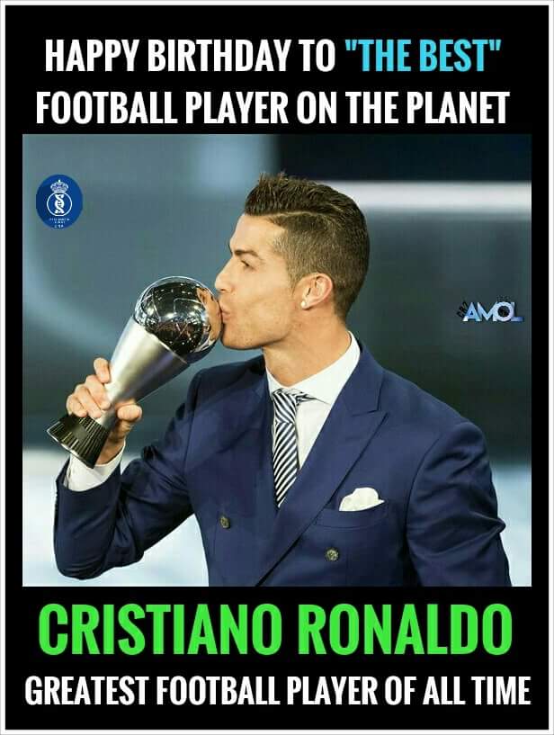 Happy 32nd Birthday to king Cristiano Ronaldo   