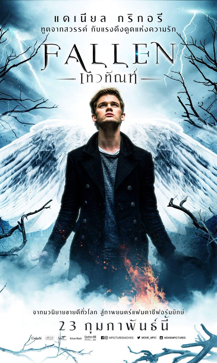 Fallen_Series's tweet photo. Fallenatics in Thailand! #Fallen movie comes to you in February 23 by MPictures! Here are some awesome promo posters.๐ https://t.co/PmxXGoADq2