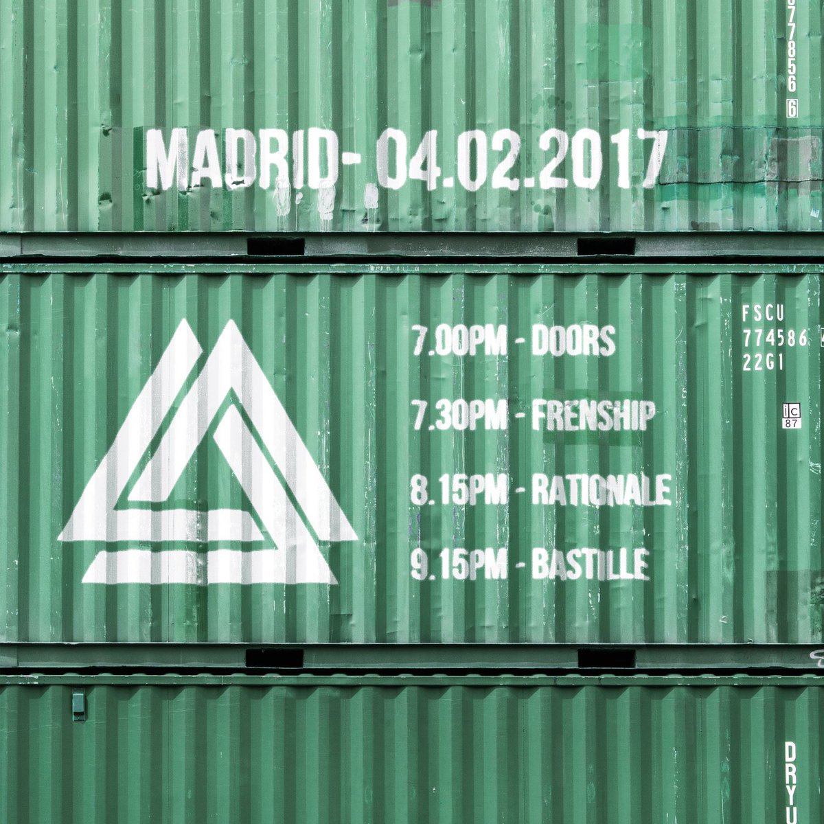 bastille's tweet photo. WWCOMMS. // MADRID TONIGHT with @iamrationale + @wearefrenship https://t.co/arXeOVPO39