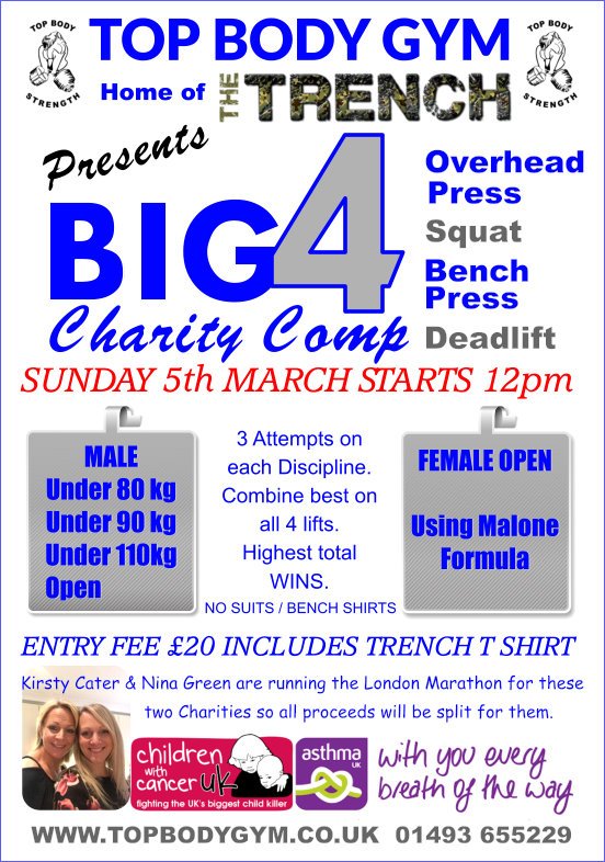 TopBodyGym's tweet photo. BIG4 CHARITY RAFFLE TICKETS ON SALE AT RECEPTION NOW https://t.co/wkDibKpMs3