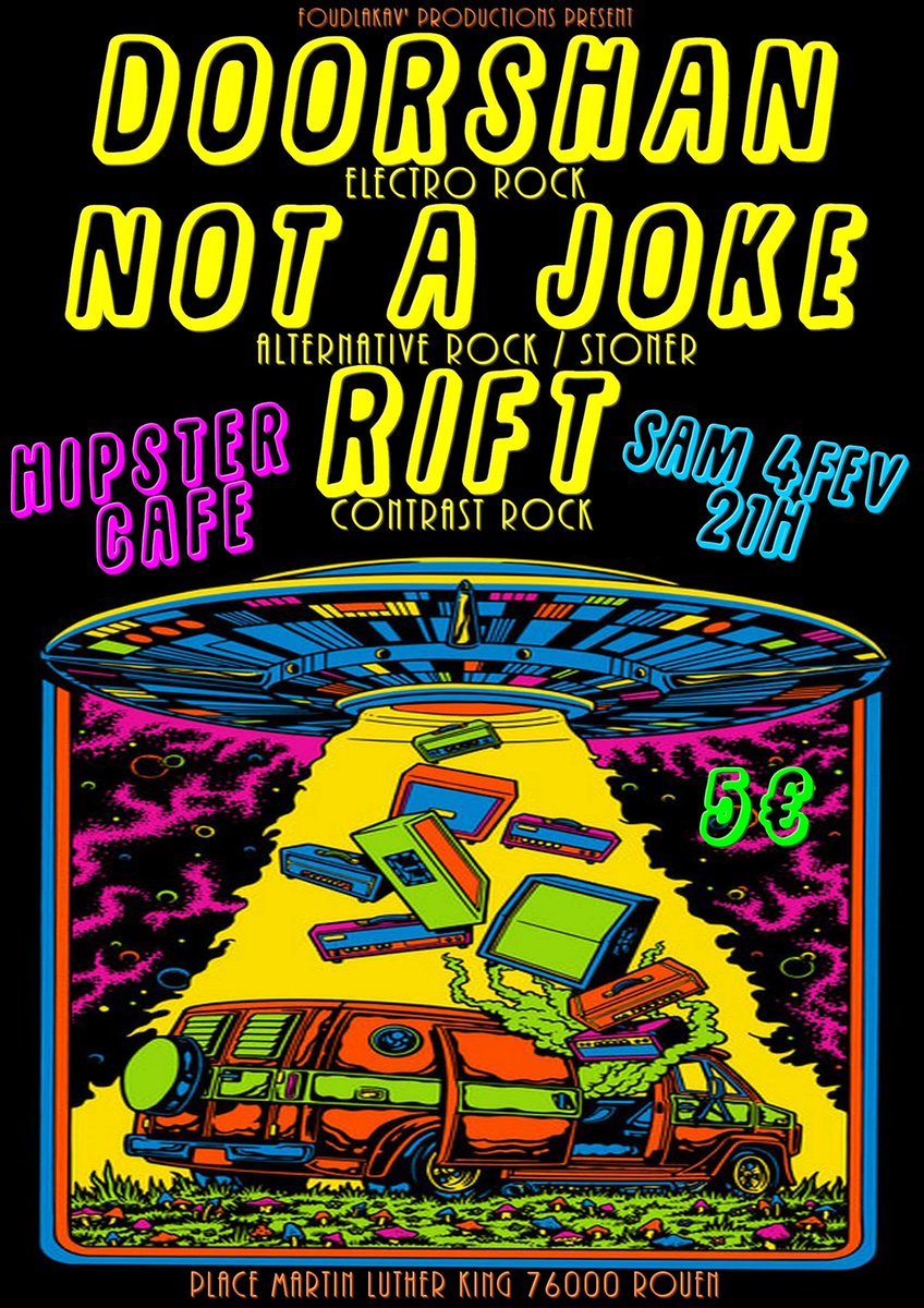 En concert ce soir // ROUEN // Hipster café