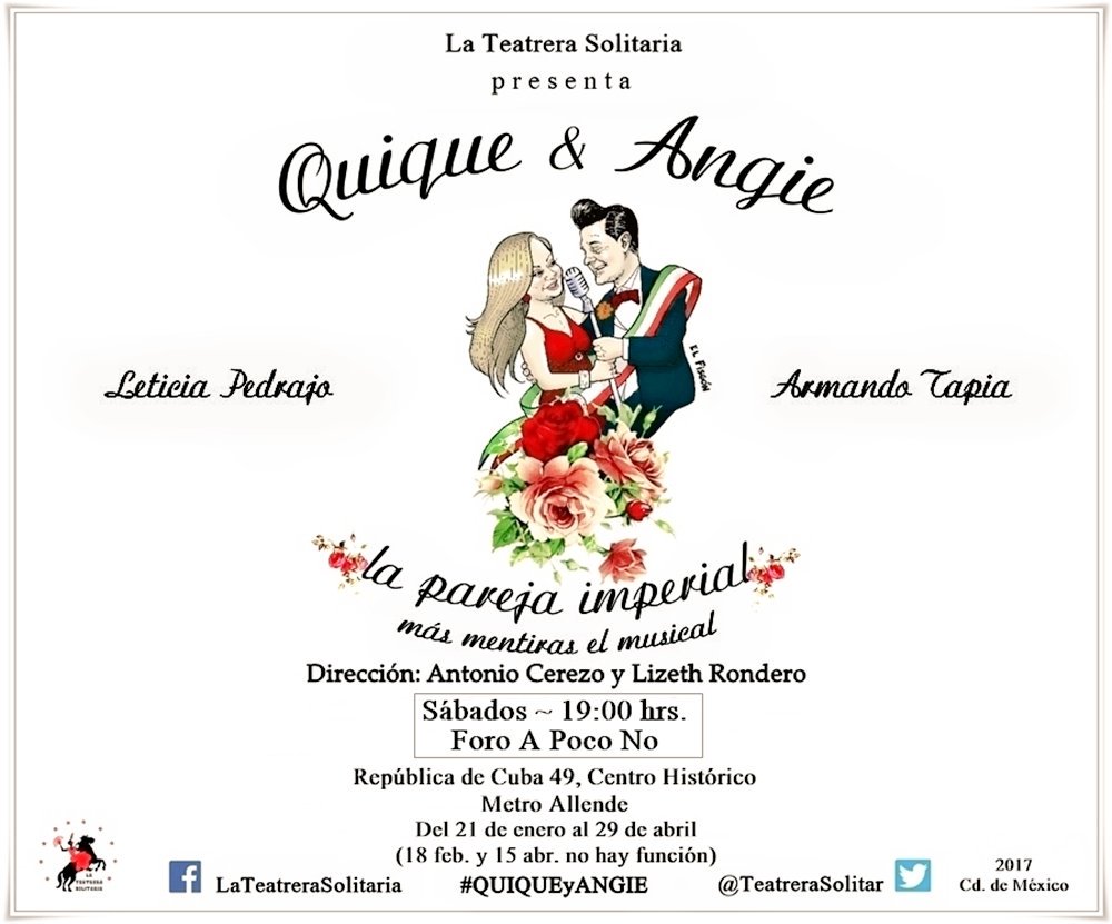 Este sábado descubre toda la verdad sobre #EPN y #Trump! #LaGaviota, su #CasaBlanca y mucho más! No te pierdas #QUIQUEyANGIE!!! #ForoAPocoNo