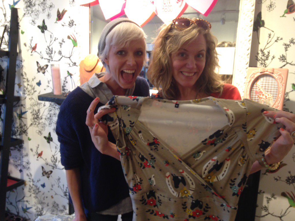 JeffRogstadCTV's tweet photo. Picking out some new duds @creaturesatx with great help from Phia😀. #yxe #Austin https://t.co/GEMmsyaKpE