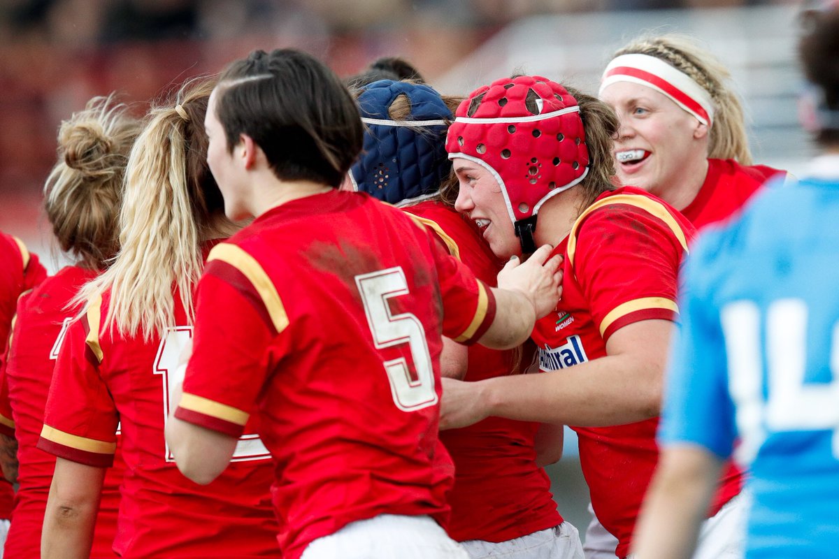 WelshRugbyUnion's tweet photo. FULL TIME: Wales Women 20-8 Italy Women. Canlyniad rhagorol i'r menywod. Terrific opening @Womens6Nations away win in Italy. ๐๐ผ๐ฎ๐น https://t.co/SSzDbanwGz