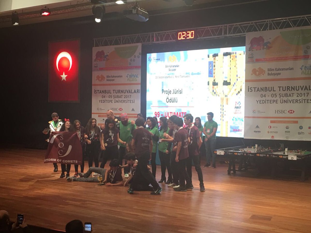 FLL takımlarımızdan StormofComets, Proje Jürisi Ödülü'ne layık görülerek Ulusal Yarışma'ya İzmir'e gidiyor👏👏 @dagozlem <a href="/ozgeeasln/">Özge ASLAN</a> <a href="/TijenK/">Tijen Aydın Kaya</a>