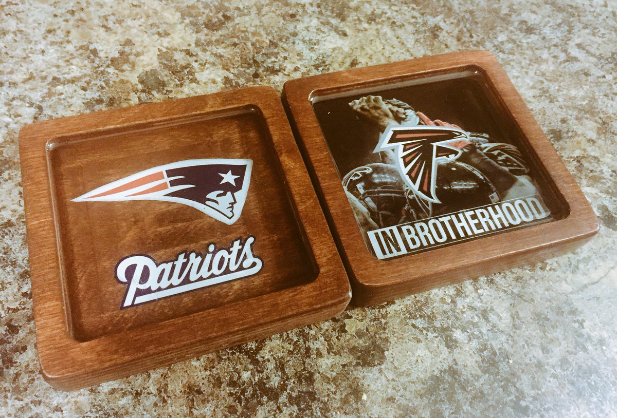 616Breaks's tweet photo. Tomorrow! #SB #SuperBowl #TomBrady #MattRyan #falcons #patriots #SuperBowlLI #SB51 #SBLI #inbrotherhood #coasters #epoxy #birch #crafts https://t.co/WxjG2G1POH
