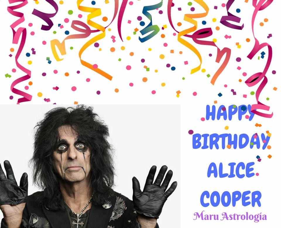 HAPPY BIRTHDAY ALICE COOPER!!!!   