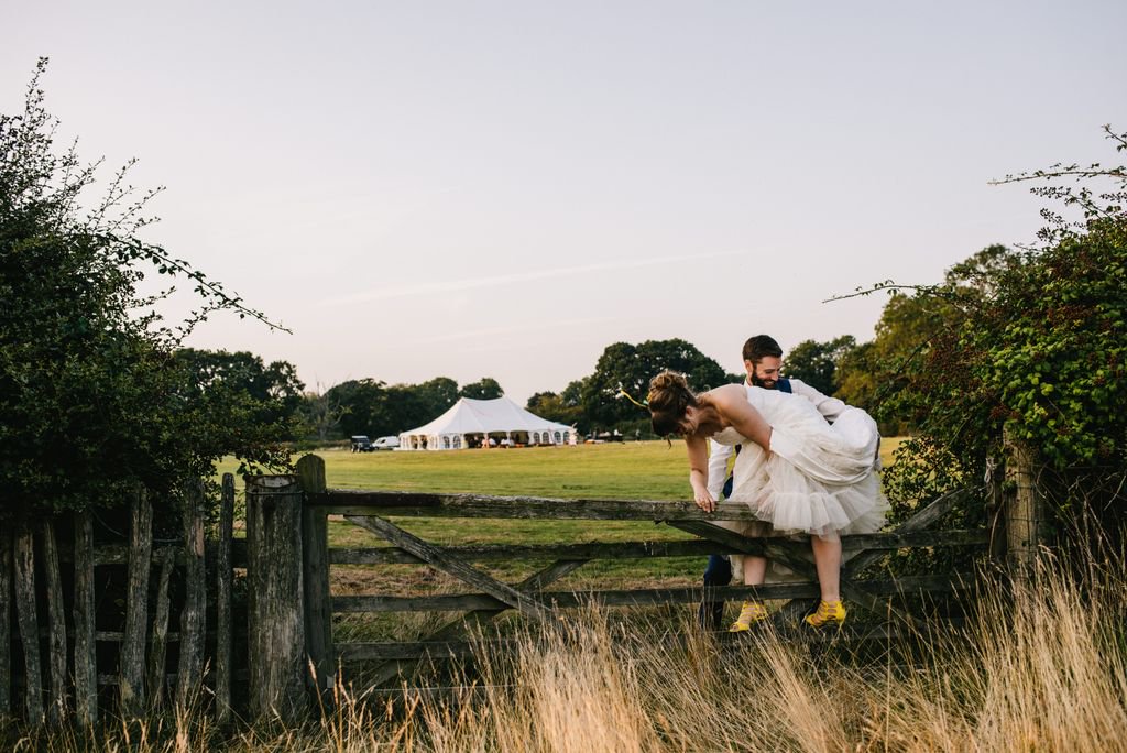 No wedding would be a wedding without a climb over the fence in your Jimmy Choos!! Kudos to Laricia who was dedicated to the good light!