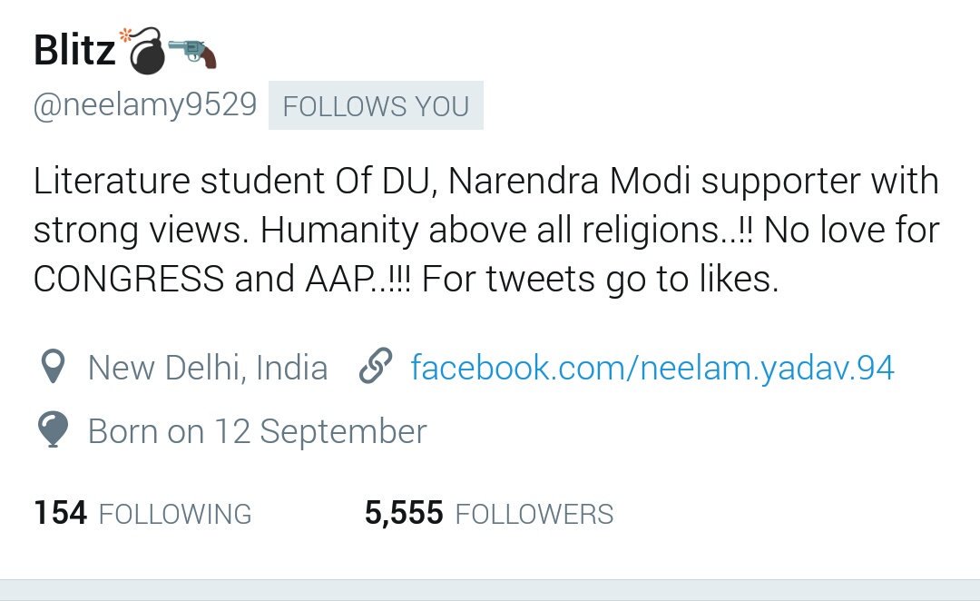 cfaNikhilesh's tweet photo. @neelamy9529 congrats Neels on "5555" followers. #InterestingNumbers😋😋 https://t.co/xhwthZwyVi