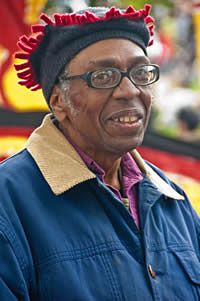 HOBT's tweet image. Roy McBride was a big part of our own #BlackHistory. Now McBride scholarships support diverse #MPLSmayday artists. hobt.org/donate/