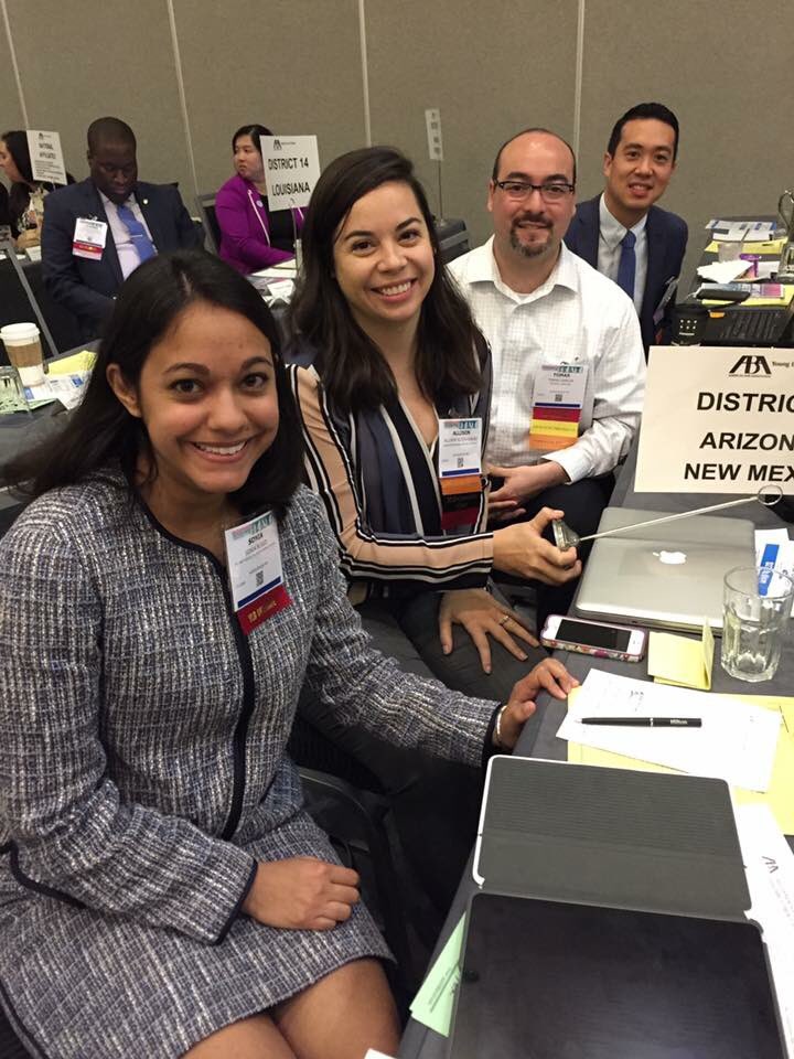 AllisonHBlock's tweet photo. @StateBarofNM #NMYLD's delegation is at #yldassembly at #yldmidyear17 @FabulousSonj @KeyaKoul https://t.co/7iEicJVeg1