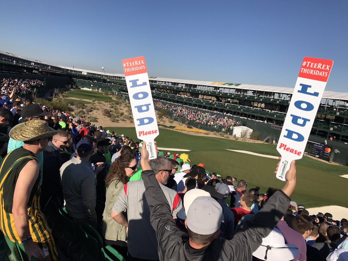 TwinCitiesGolf's tweet image. Getting loud at Phoenix Open. Join our TCG group trip next year for this bucket list experience. Follow TwinCitiesGolf on snap for updates