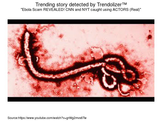Ebolatrends's tweet photo. Ebola Scam REVEALED! #CNN and NYT caught using ACTORS (Real) #WorldDeathOrganization... https://t.co/HymBfXOtO7 https://t.co/o9Mm9zeTXh