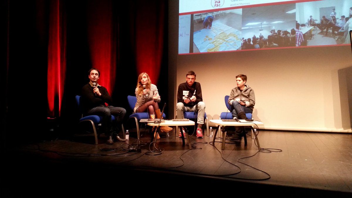 JeromeQuereMEF's tweet photo. "Les asso ont le don de faire de la politique et non de la dire" @_MCelle #WEACRennes https://t.co/AD9GdZjZR2
