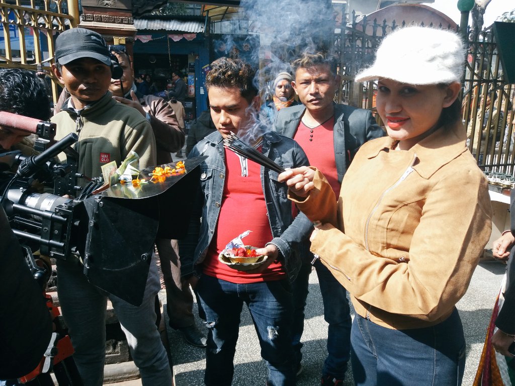 imtirsana's tweet photo. Movie "Pahilo Manchhe"muhurat day 1/day 2 shooting clips.. https://t.co/PFCkDrJHbj