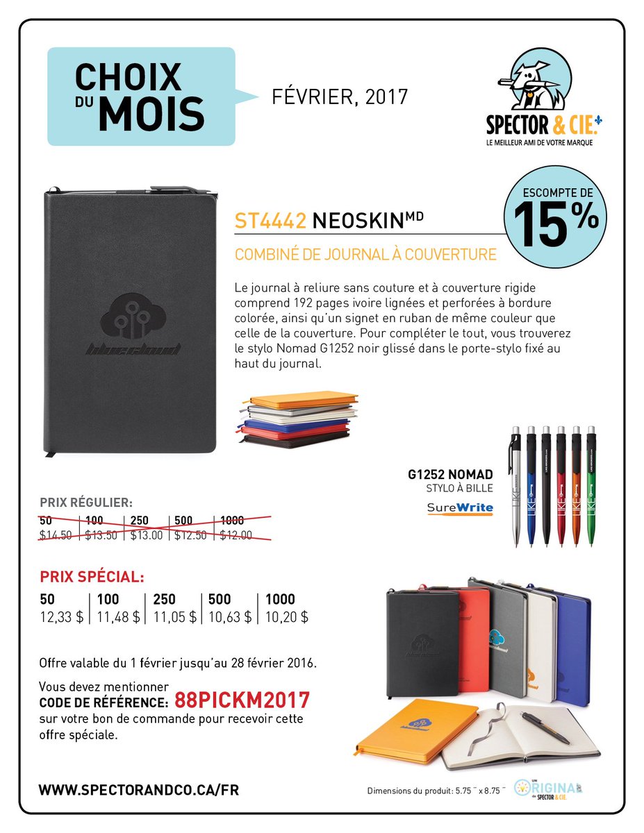 spectorandco's tweet photo. Pick of the Month for February is our Hard Cover Journal Combo #NEOSKIN #journalcombo #15%off #spectorandco #behindthebrand  ( 🇨🇦 $) https://t.co/ByV8EnDP5X