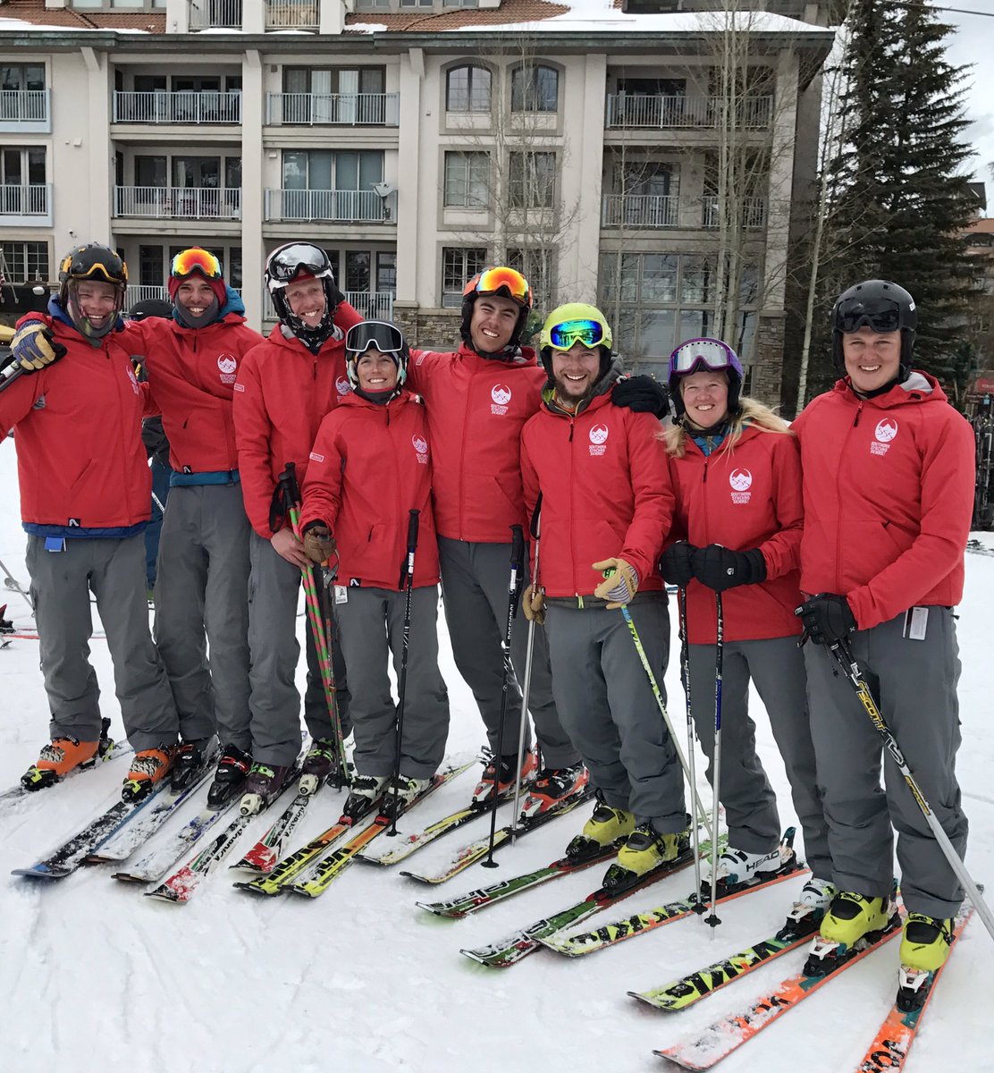 BonjourColorado's tweet photo. Style-y #skiing today @Telluride! #synchronizedskiing, #southernsynchroskiers, , #ghostriders, #topskiinstructors, #telluride, #aspen https://t.co/UwoNL13nYR