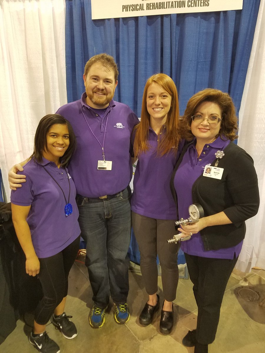 SheltArmsRehab's tweet photo. Some members of the #sheltarmsrehab team are here having a great time at the Women's Health Expo. Come see us for some #VR and #corestabilty https://t.co/RCnF6Qdx3j