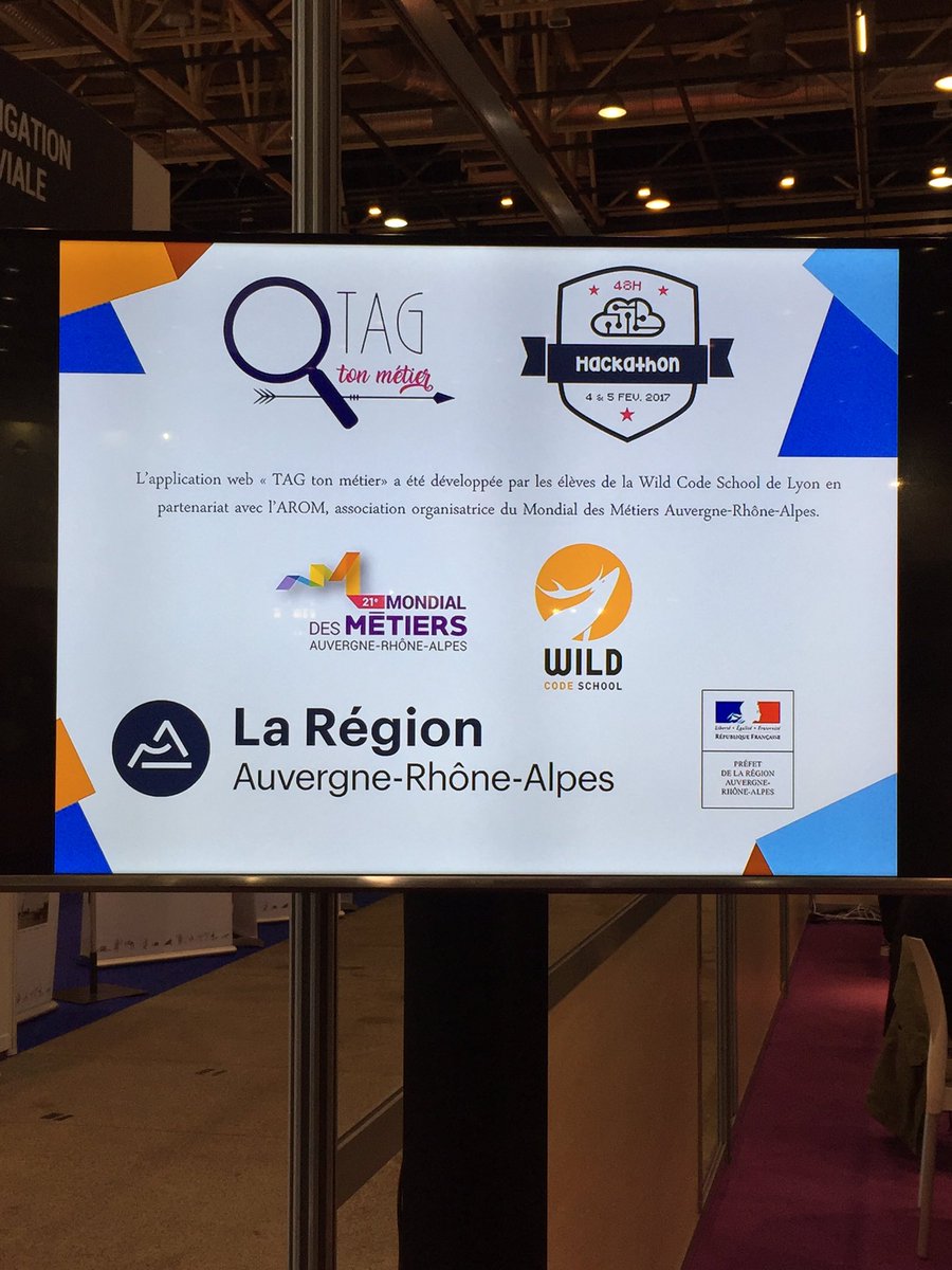 AURAOrientation's tweet image. #hackathon du Mondial des #Métiers avec la @WildSchool_Lyon ✅#TagTonMétier ! C&apos;est parti pour la nuit 🤗😇👏💪👀🕺💃🏻🐬🍀🌑🔥✨💥