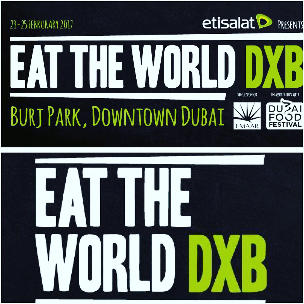 SoleAgency's tweet photo. We can't wait to be back at #burjpark with more great #livemusic for @EatTheWorldDXB #streetfood #livemusic #celebritychef demos &amp; more https://t.co/NHySGWzgLS