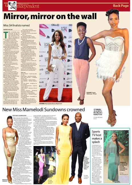 Sunday Independent (@sundayindy) on Twitter photo #MissSA2017 finalists named <a href="/bluembombo/">Blue Mbombo</a> <a href="/T_Mothotoane/">Tumelo Mothotoane</a> <a href="/MWSouthAfrica/">Thulisa Keyi</a>
New #MissMamelodiSundowns crowned @itsharonkhumalo <a href="/Nthabiseng_27/">Sunflower🌻</a> #MissSA2017 finalists named <a href="/bluembombo/">Blue Mbombo</a> <a href="/T_Mothotoane/">Tumelo Mothotoane</a> <a href="/MWSouthAfrica/">Thulisa Keyi</a>
New #MissMamelodiSundowns crowned @itsharonkhumalo <a href="/Nthabiseng_27/">Sunflower🌻</a>