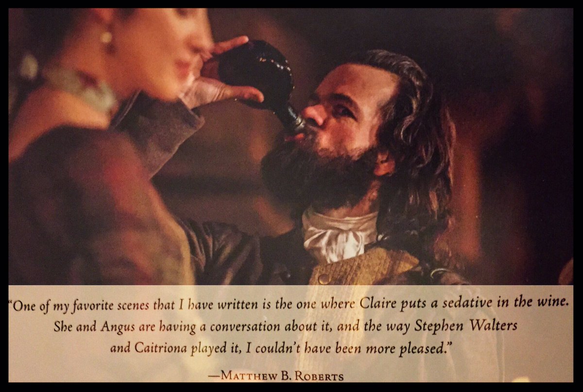 AngusAngels's tweet photo. We agree wholeheartedly, @TheMattBRoberts ! One of our favorite scenes! ❤ #IsThatSpanish (From: "The Making Of Outlander" by Tara Bennett) https://t.co/M9teTjX57S