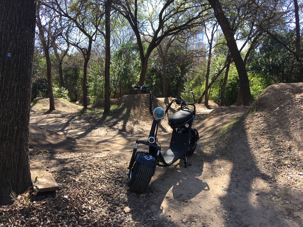 BikesMini's tweet image. The minibike has a mind of its own and wandered into the #atx #bmx park.   Ride anywhere with the funnest way around town.