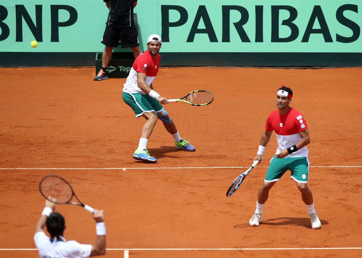 Bolelli y Fognini - DavisCup