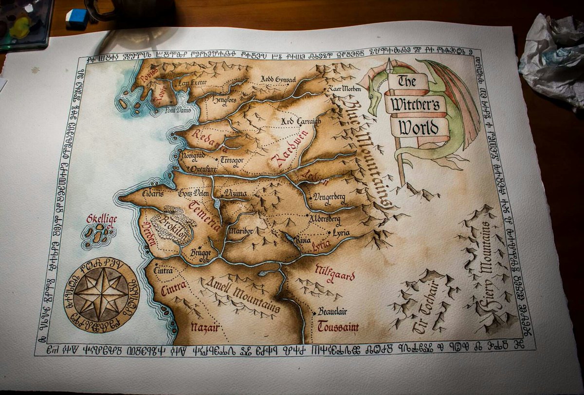 The witcher 2 world map - polavr