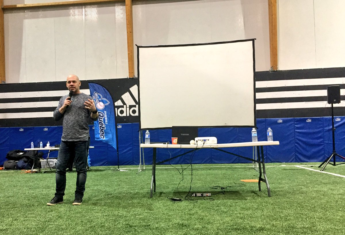 baseballquebec's tweet photo. Nous sommes heureux que Maxim Martin soit présent aujourd'hui à la #ConventionBQ pour nous parler de son expérience 😃 https://t.co/RgoENQvBDB