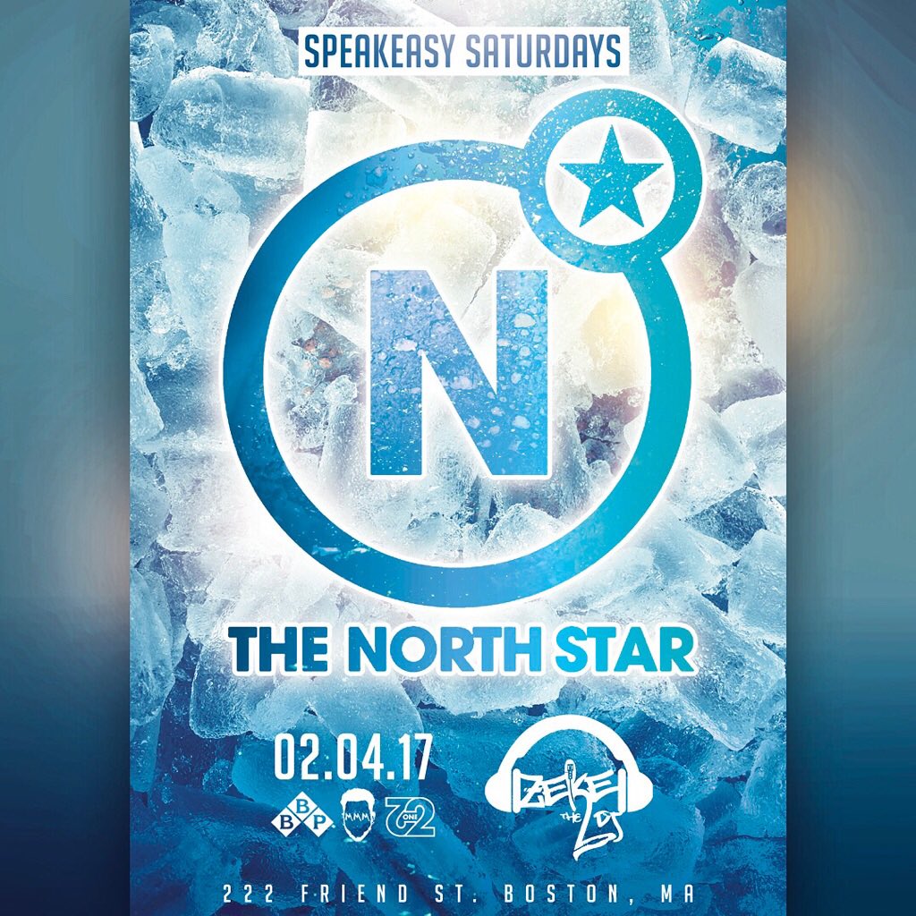 NorthStarBoston's tweet photo. @BostonBrosPromo &amp; Speakeasy Saturdays are back at it TONIGHT w/ Zeke The DJ providing the soundtrack! https://t.co/AMNRcUUaG8
