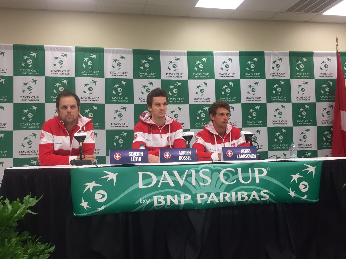 swiss_tennis's tweet photo. #Bossel: "There was not a lot missing in the first and third set. But they were getting better." #Lüthi: "We will learn lots from this tie" https://t.co/5WRIVnorHB