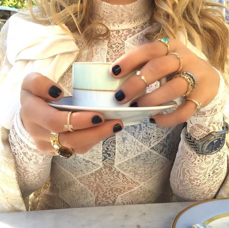 MMjewelry's tweet photo. Chic Saturday tea! ☕️🍰🍽 thank you @ladureeus #jewelryobsessed #laceonlace #laceobsessed https://t.co/bklVOx8bmi