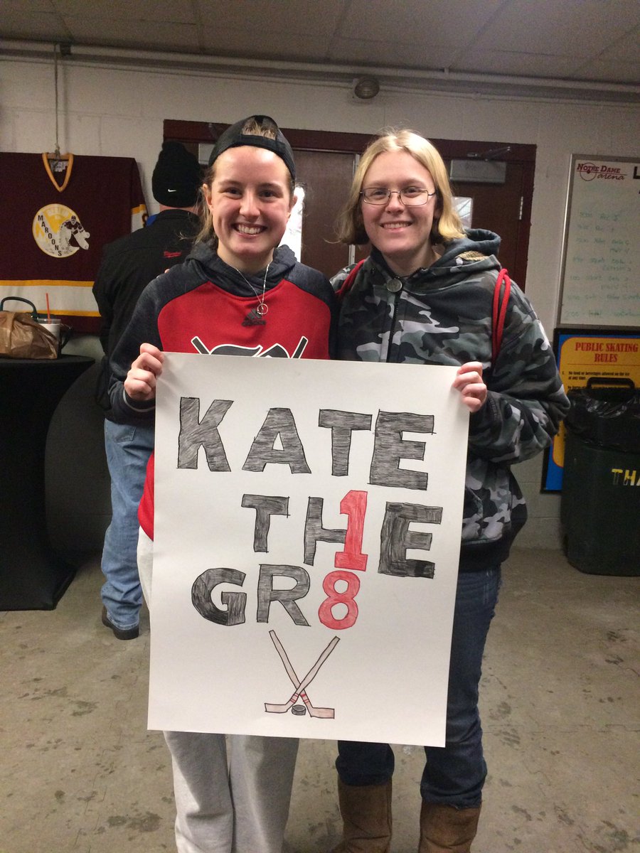 Samiann1899's tweet photo. Shout out to one of my favorite hockey players on the W and her goal! #KateTheGr8 https://t.co/WB8kmSiNOO