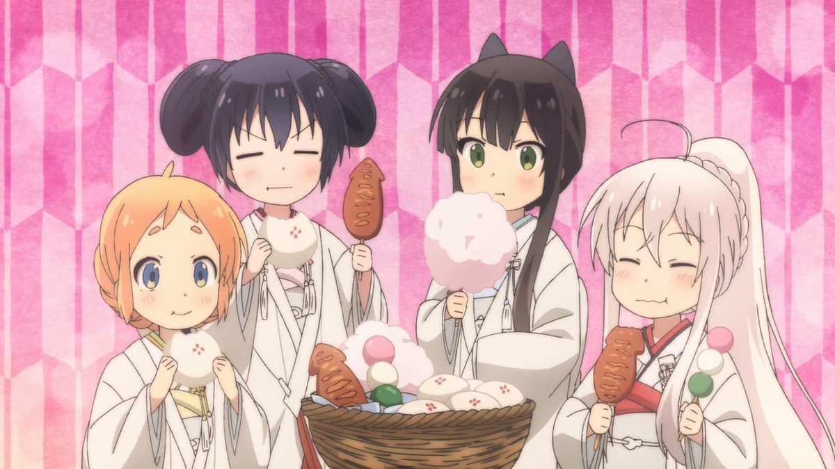 SentaiFilmworks's tweet image. Today's episode of #UraraMeirocho brings cute girls doing cute things... in kimono! #simulcasts