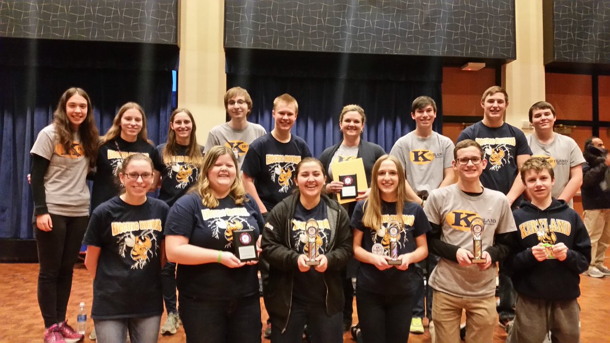 Amazing day! 1st place connect, 1st place promote, finalist alliance, and 3rd place inspire! States here we come! #hornetpride